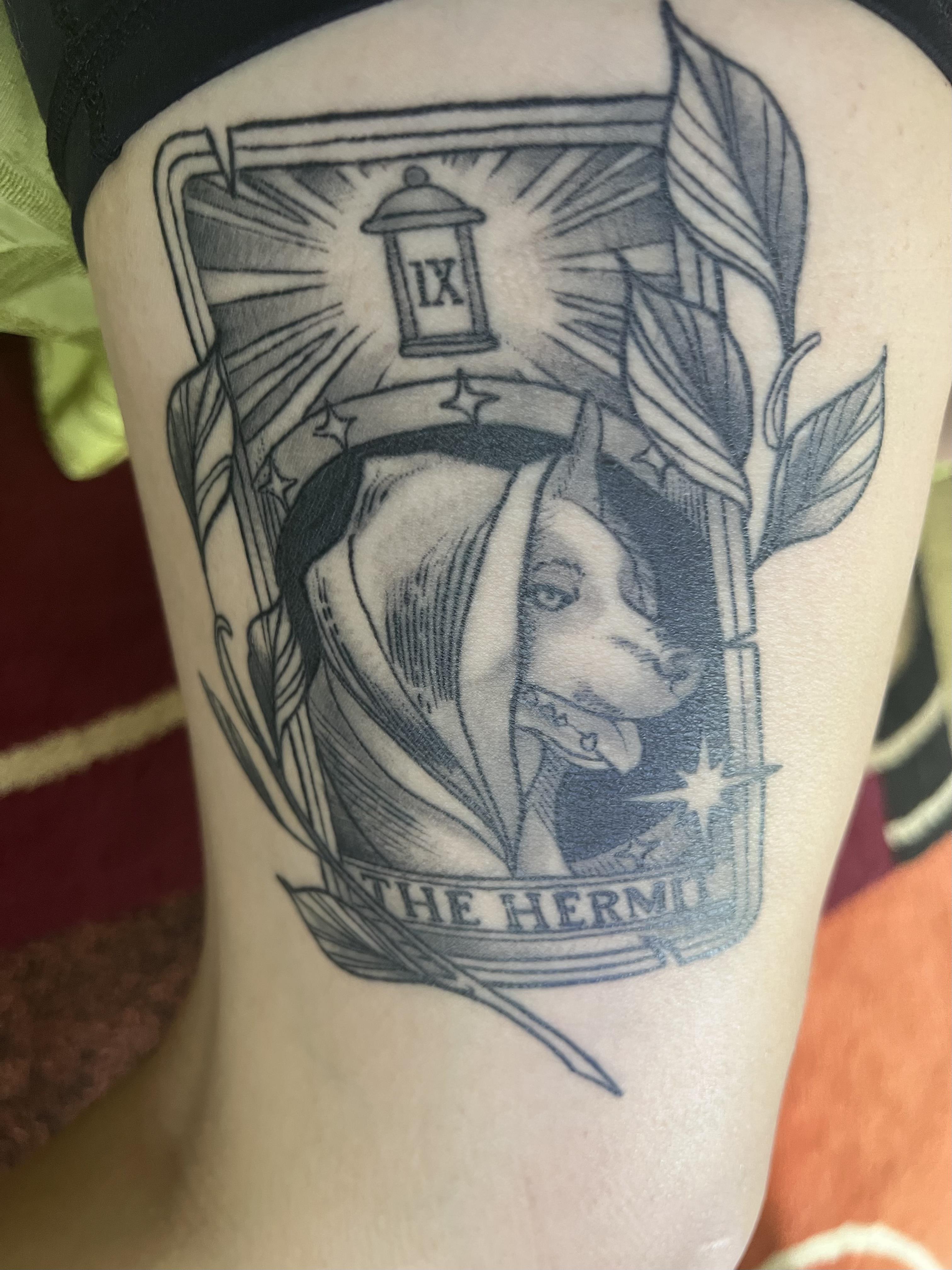 Alchemy Tattoo Collective on X: Spartan tattoo By Heidi @diaboliquetattoo  #spartantattoo #2ndround #eternalink #empireinks #alchemytattoocollective  #diaboliquetattoo  / X